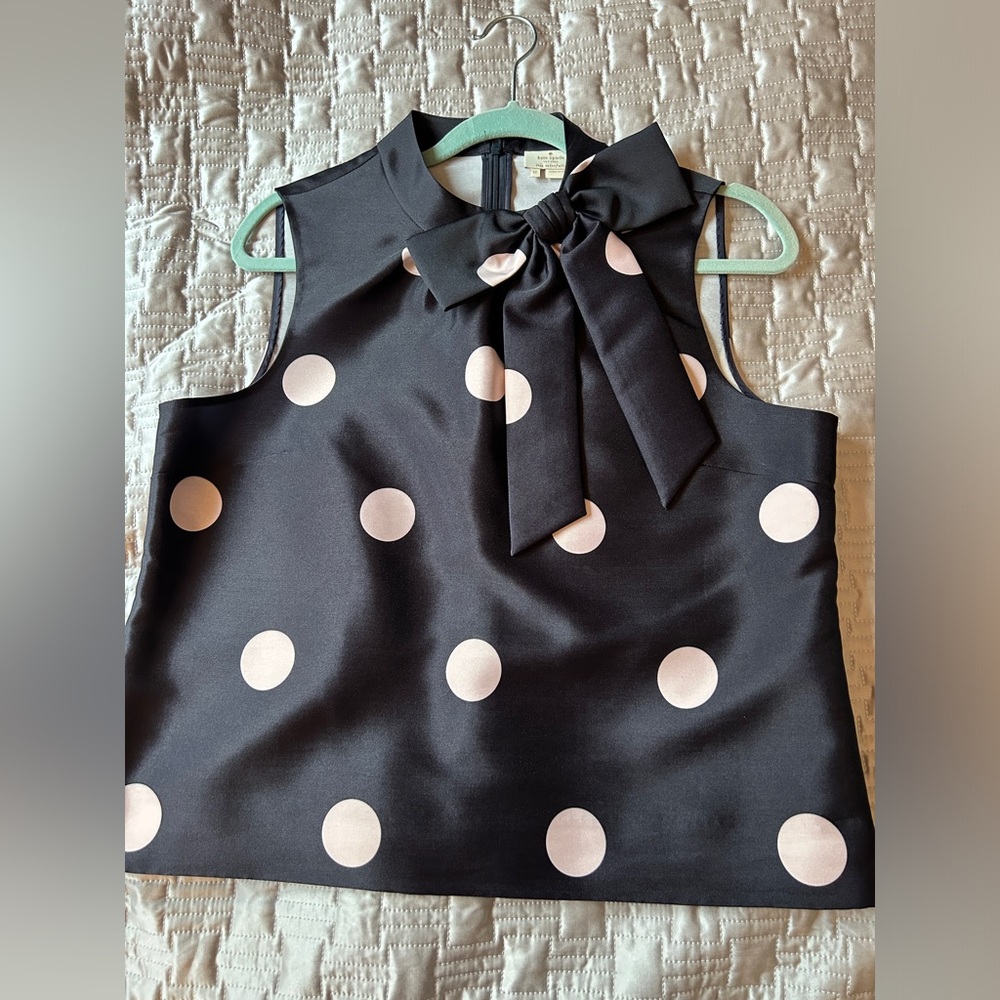 Kate Spade pink polka dots